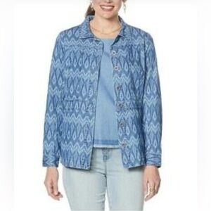 Jacket / Aztec Jean Jacket